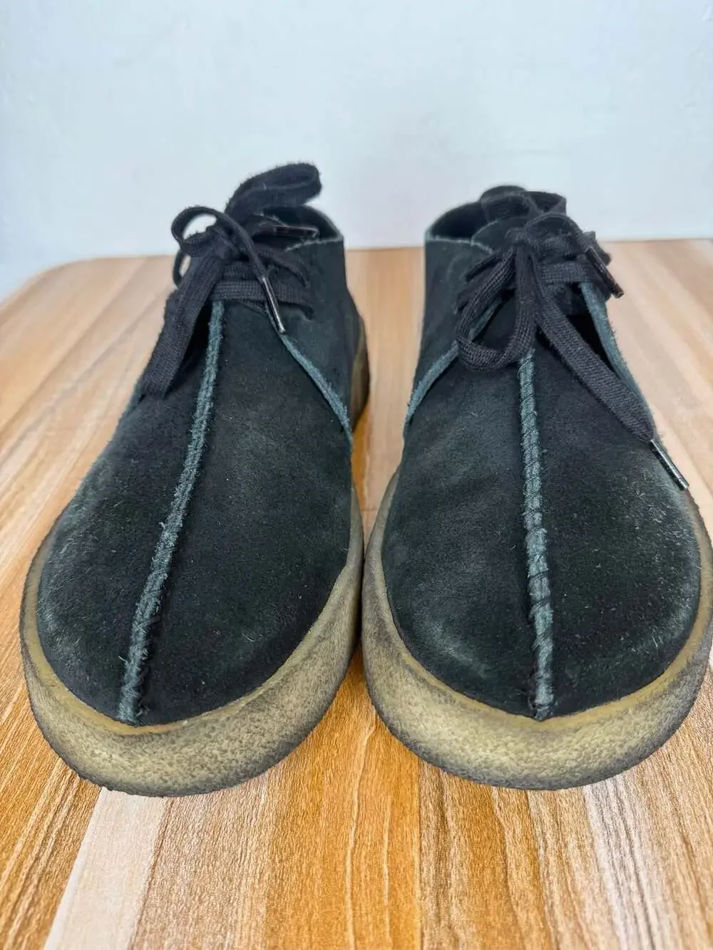 Clarks Originals Desert Trek Black Suede Shoes